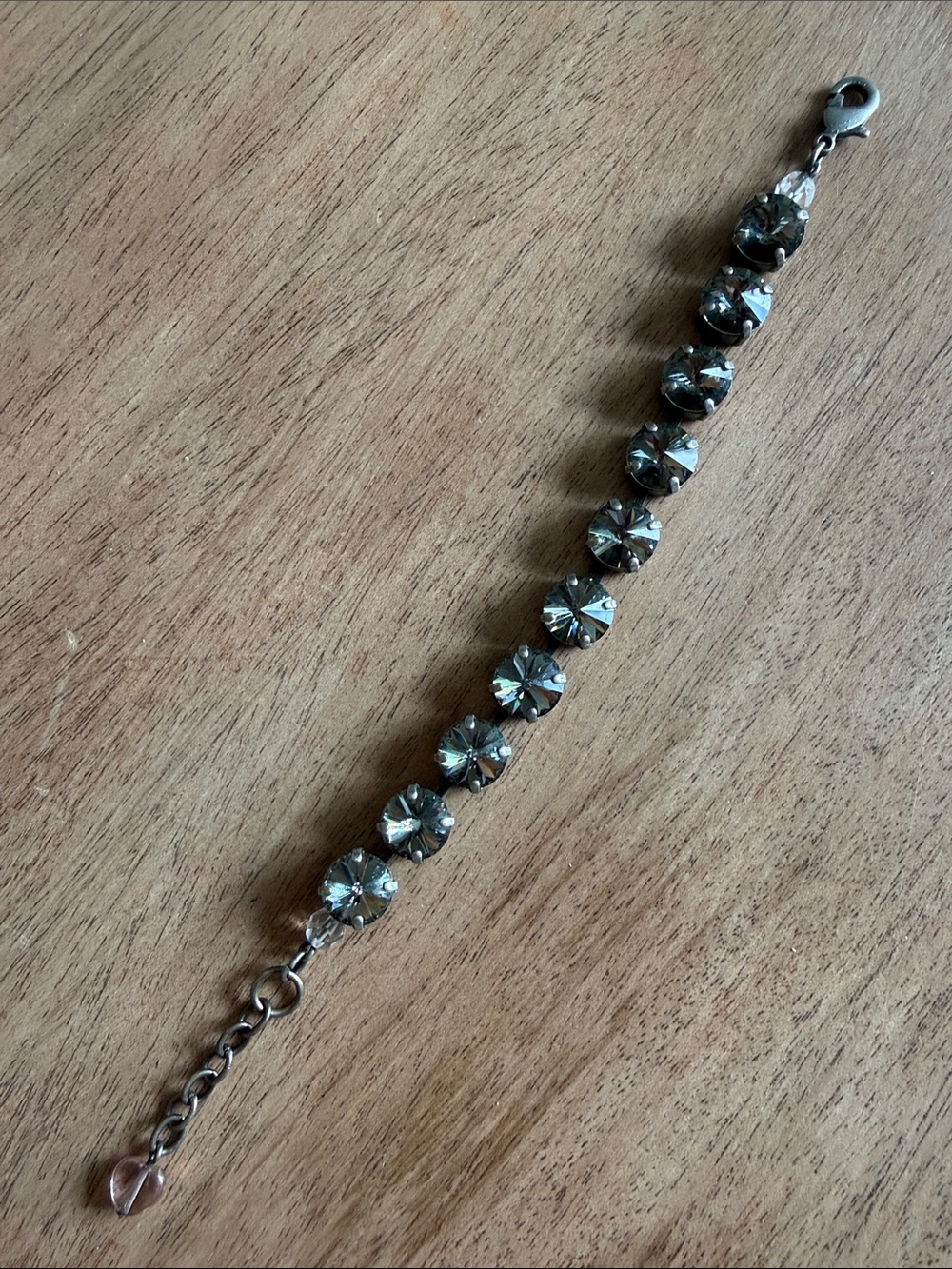 Sabika Black Diamond Swarovski Crystal Bracelet